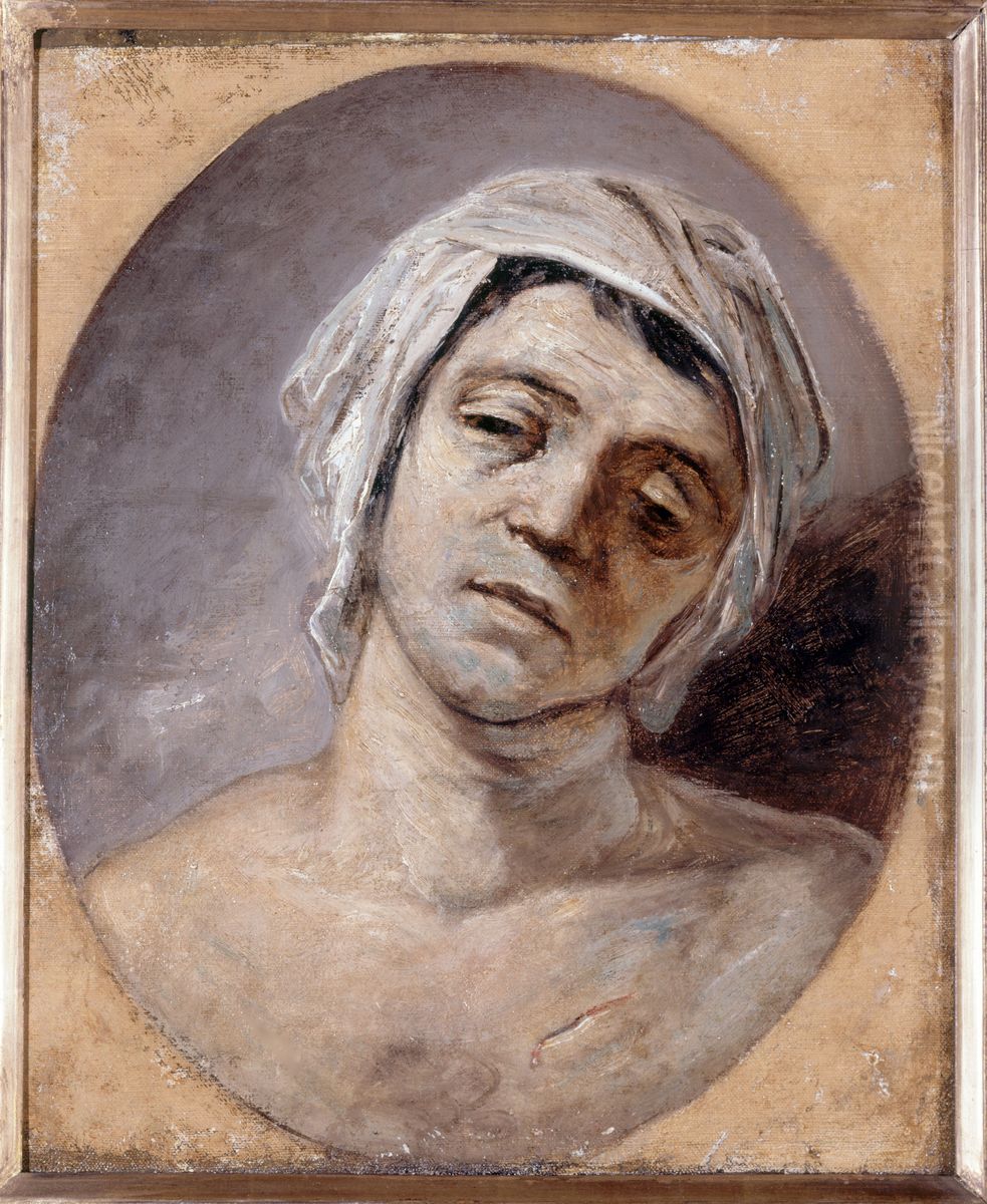 Marat assassinated Oil Painting by Jacques-Louis David