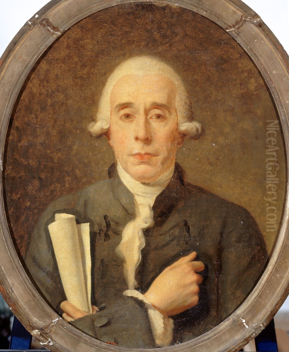 Jean-Sylvain Bailly (1736-1793), maire de Paris Oil Painting by Jacques-Louis David
