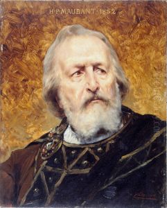 Portrait d'Henri Maubant (1821-1902), societaire de la Comedie-Francaise