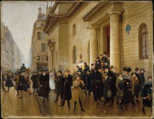 La sortie du lycee Condorcet