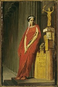 Rachel (1821-1858), en costume de tragedie