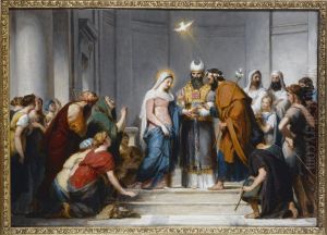 Le Mariage de la Vierge Etude pour la composition de l'eglise Notre-Dame-de-Lorette