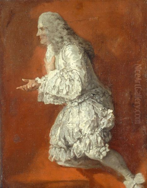 Portrait de Girolamo Vaini, prince de Cantapulo (1679-1744) Oil Painting by Pierre Subleyras