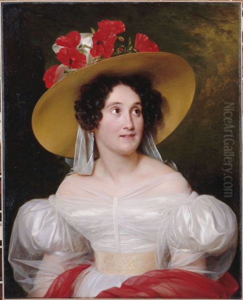Portrait de madame Arachequesne Oil Painting by Louis Hersent