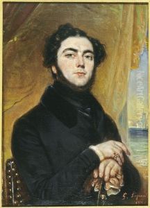 Portrait d'Eugene Sue (1804-1857), romancier