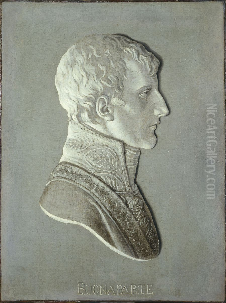 Portrait de Bonaparte (1769-1821), en premier consul Oil Painting by Piat Joseph Sauvage