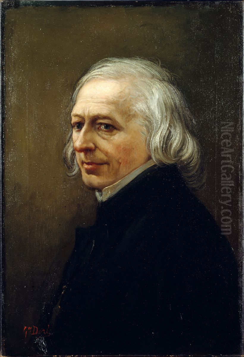 Portrait de Charles Philipon (1800-1862), dessinateur et journaliste Oil Painting by Gustave Dore