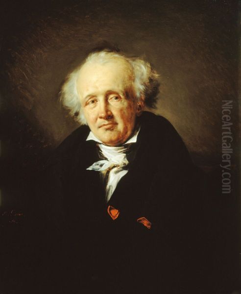 Portrait de Marc-Antoine Jullien, dit de Paris Oil Painting by Aimee Brune-Pages