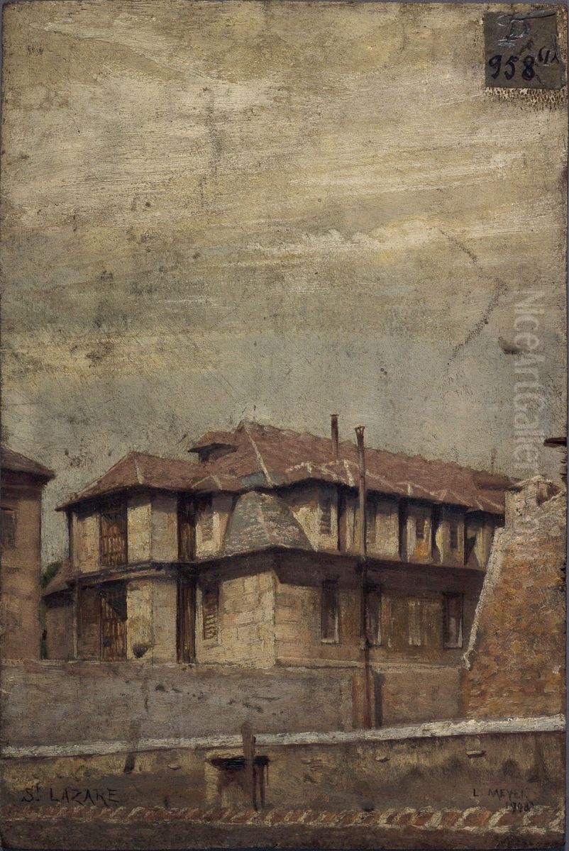 La Prison Saint-Lazare Oil Painting by Lazar Meyer