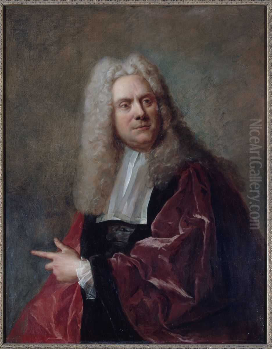 Portrait d'un echevin Oil Painting by Francois de Troy