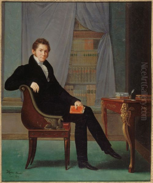 Francois Ancelot Oil Painting by Virginie Ancelot