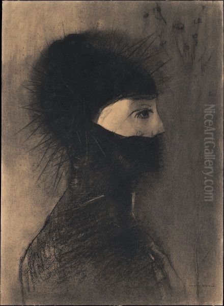 Armor Oil Painting by Odilon Redon