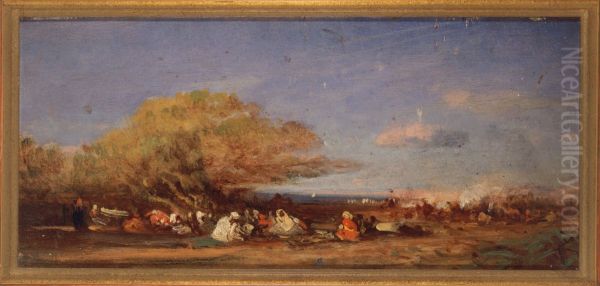 Pres d'Alger Oil Painting by Felix Ziem