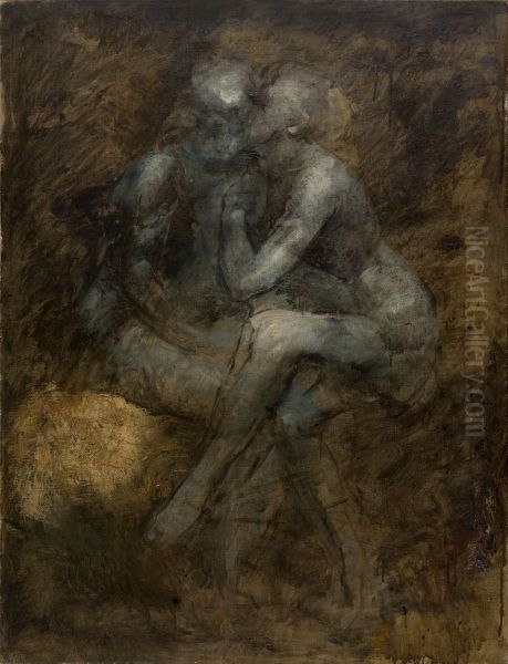 La confidence Oil Painting by Jean-Baptiste Carpeaux