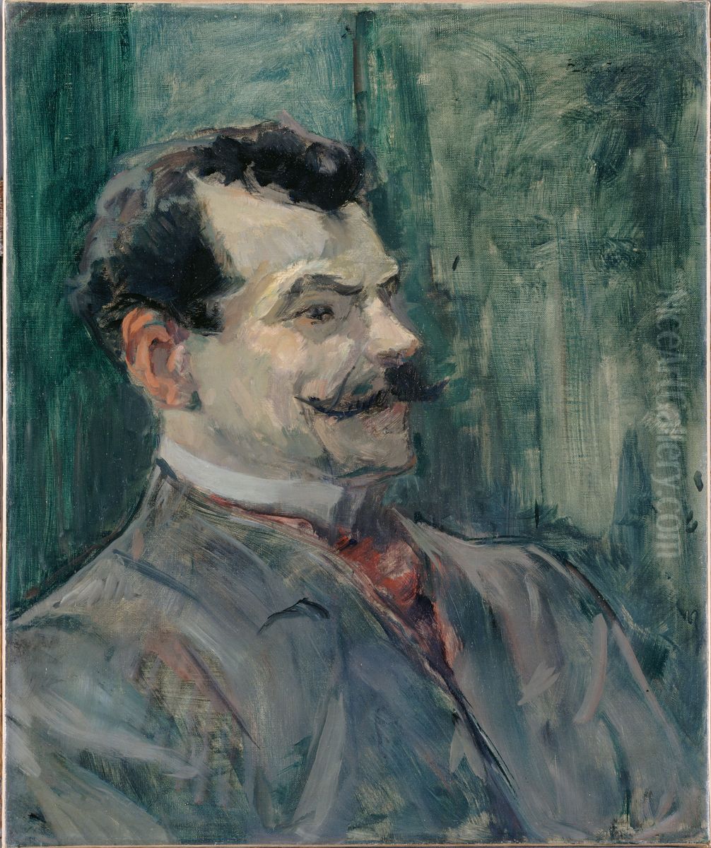 Portrait de Andre Rivoire Oil Painting by Henri De Toulouse-Lautrec