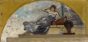Esquisse pour le salon des Sciences de l'Hotel de Ville de Paris : La Physique