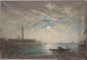 Venise et le Campanile au clair de lune