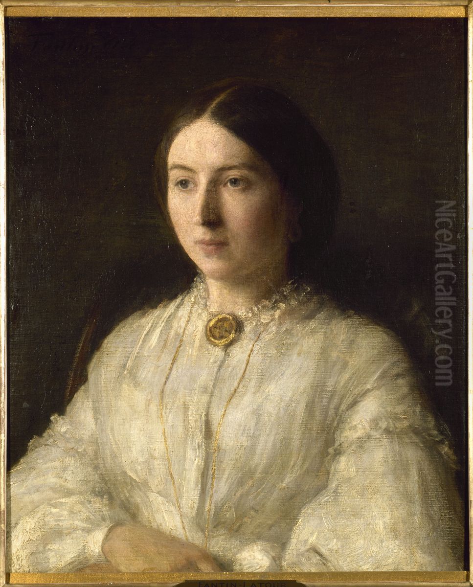 Portrait de Mme Edwin Edwards Oil Painting by Henri Fantin-Latour