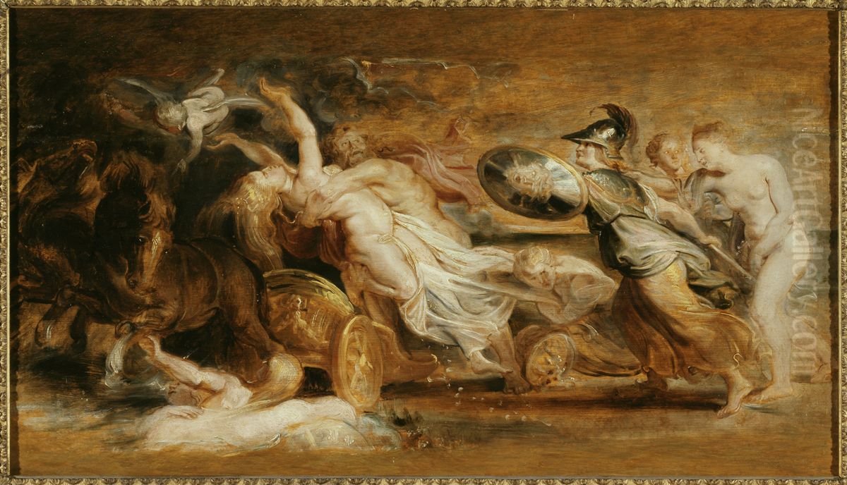 The Abduction of Proserpina Oil Painting by (studio of) Rubens, Peter Paul