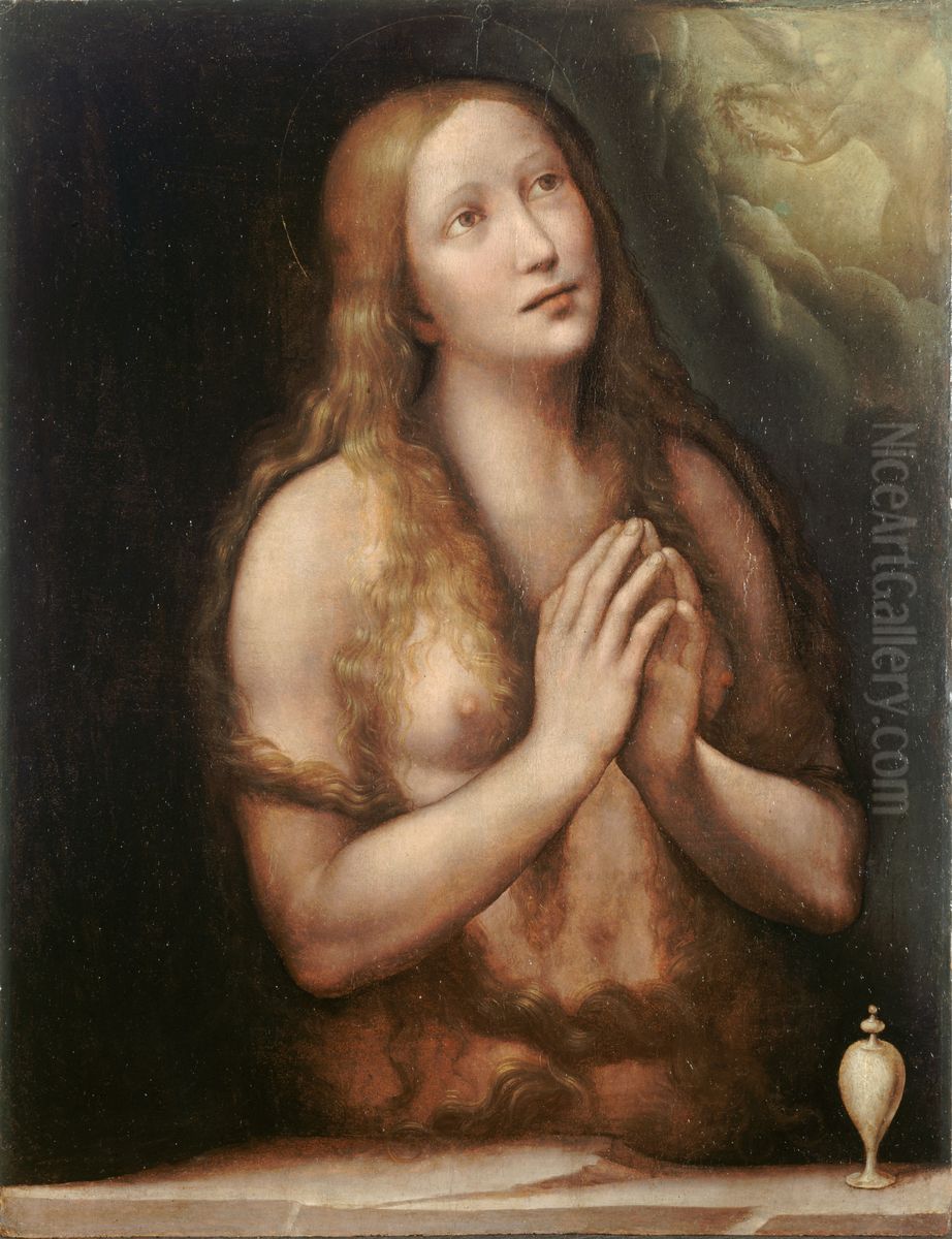 Madeleine en extase Oil Painting by Giampietrino