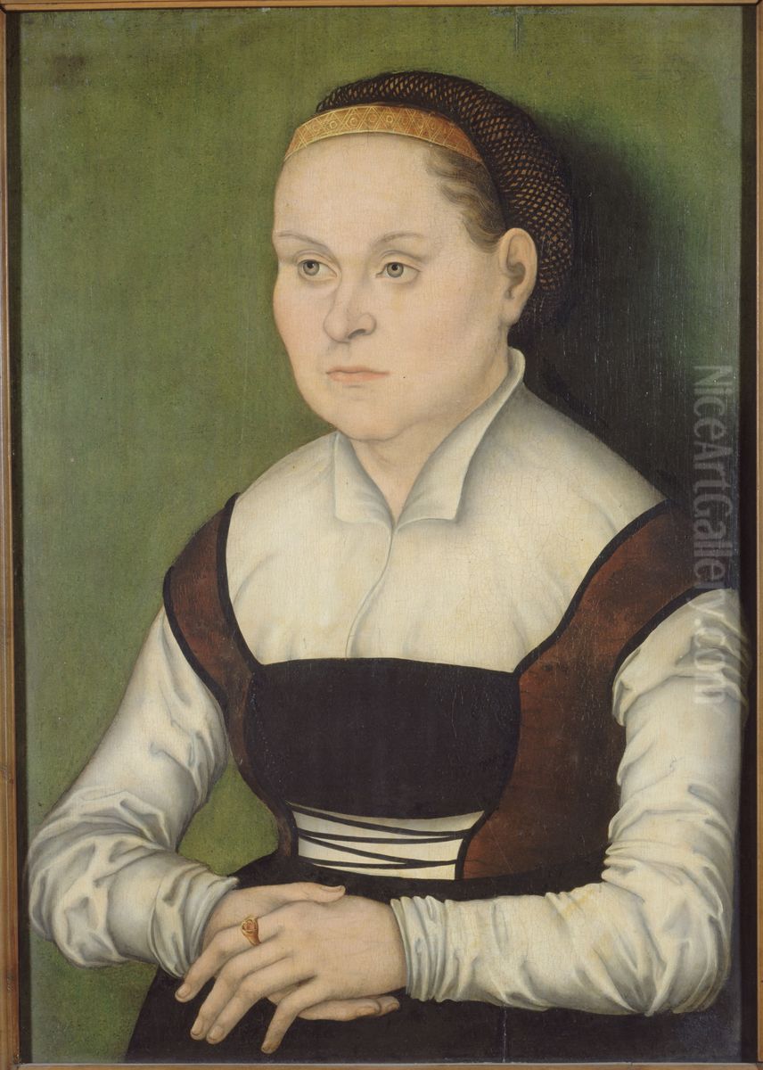 Portrait of a Woman Oil Painting by Hans Cranach
