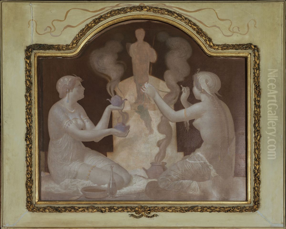 Scene antique Oil Painting by Eugene Froment-Delormel