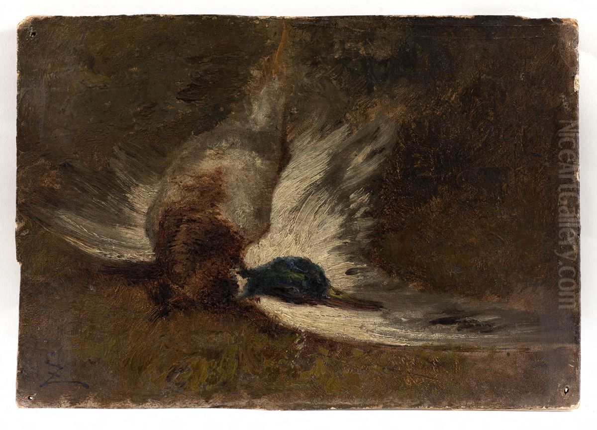 Le canard Oil Painting by Felix Ziem