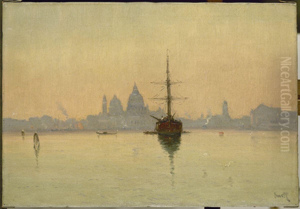 Venise Oil Painting by Marie-Joseph Clavel