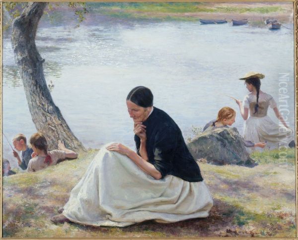Les souvenirs Oil Painting by Emile Friant