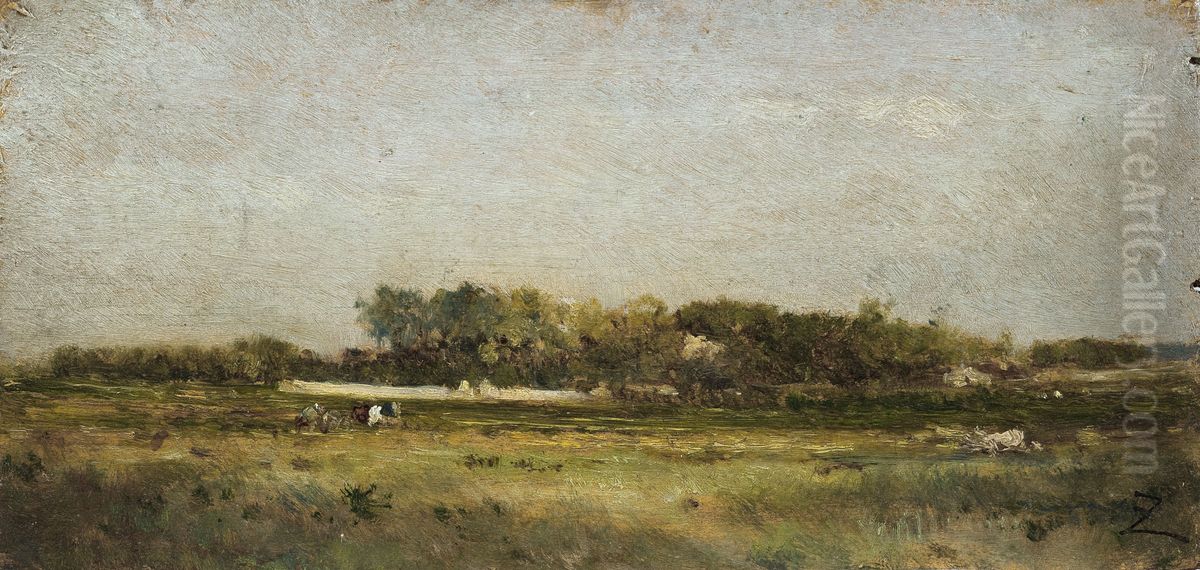 Saint-Ouen Oil Painting by Felix Ziem