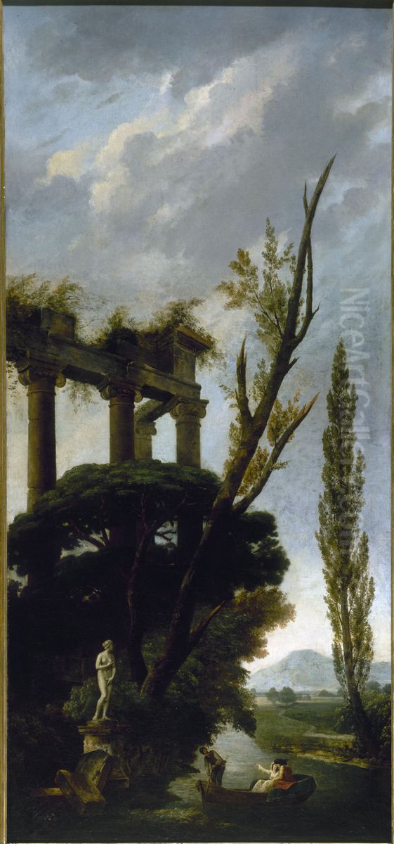 Venus Medicis Oil Painting by Hubert Robert