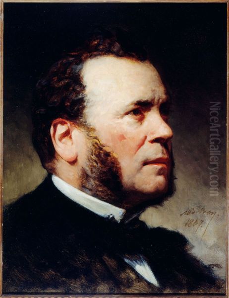 Portrait de Ferdinand Barrot (1806-1883), homme politique Oil Painting by Adolphe Yvon