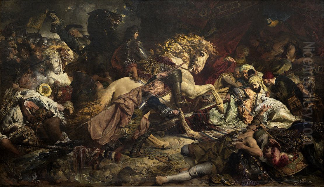 Turkenlouis* Oil Painting by Ferdinand Keller