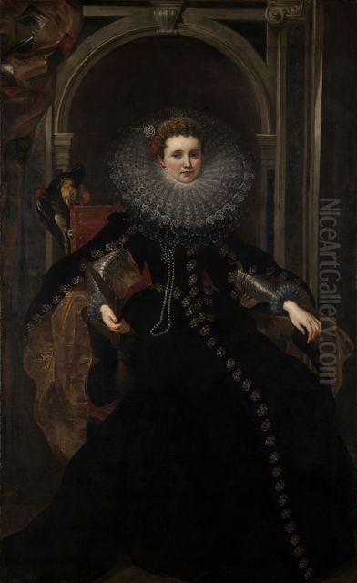 Portrait of Marchesa Veronica Spinola Doria Oil Painting by (studio of) Rubens, Peter Paul