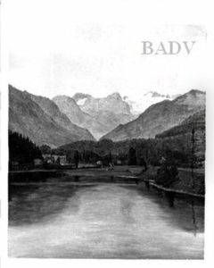 View of Lake Altaussee and the Dachstein View of Lake Altaussee and the Dachstein