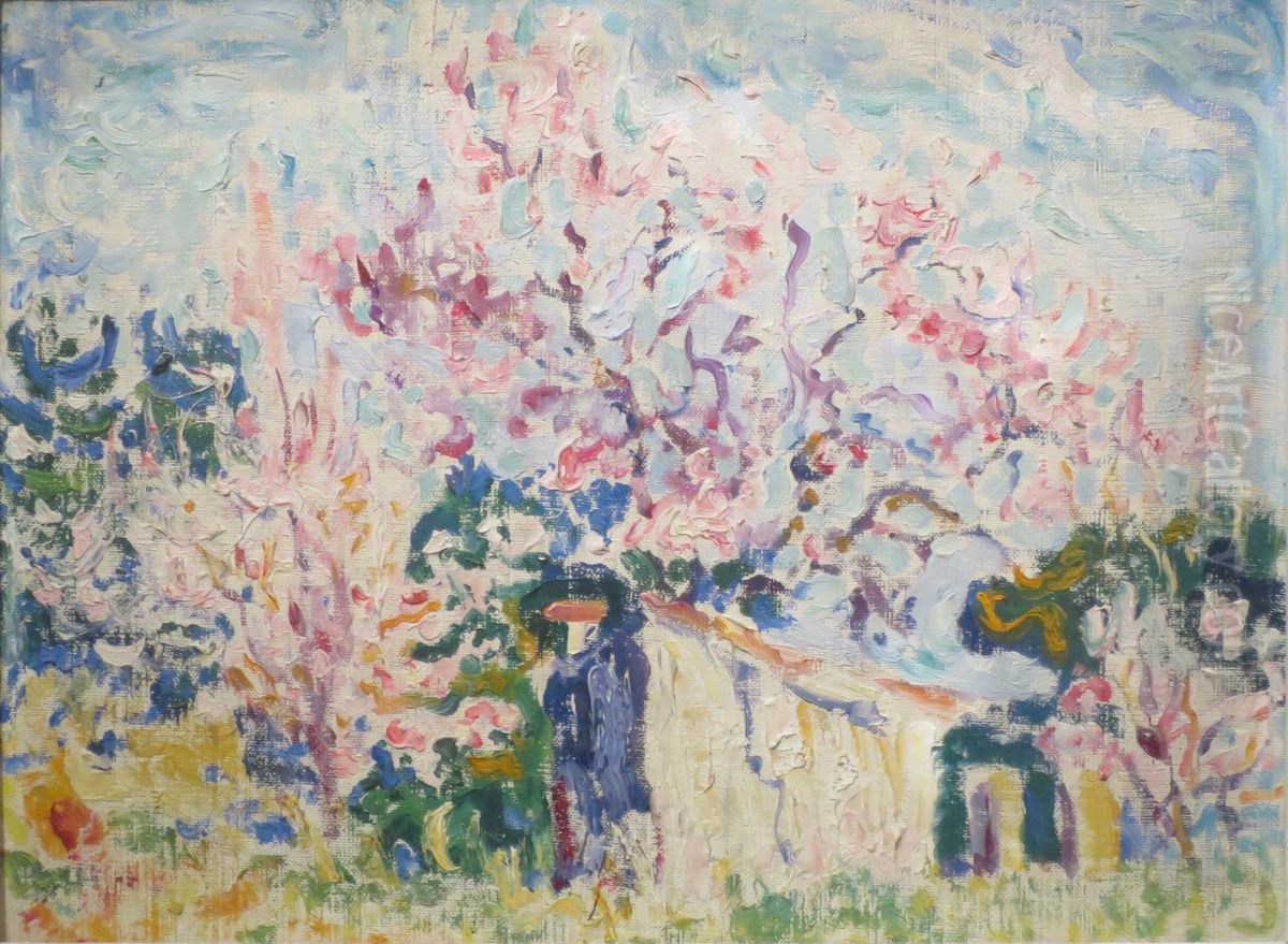 Printemps en Provence Oil Painting by Paul Signac