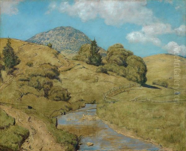 The Blossling near Bernau Oil Painting by Hans Thoma
