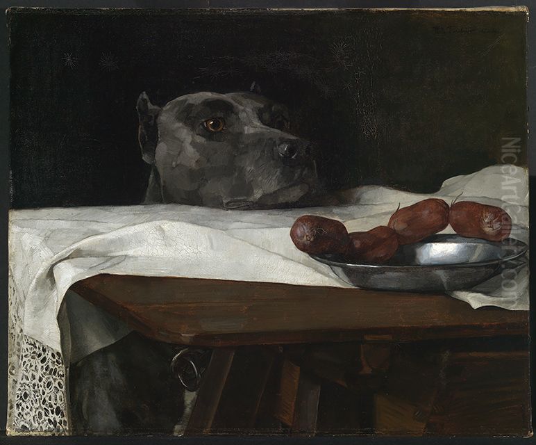 Casar am Rubikon Oil Painting by Wilhelm Heinrich Trutbner
