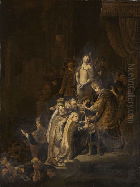 13-16) Oil Painting by Rembrandt