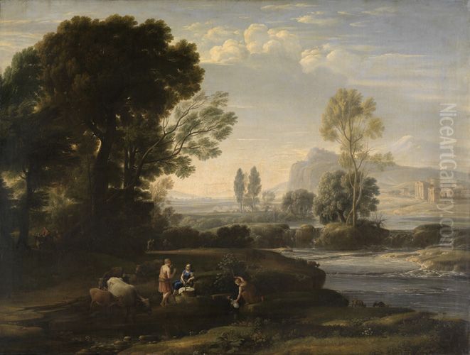 Die Flucht nach Agypten Oil Painting by Carl Ludwig Kaaz