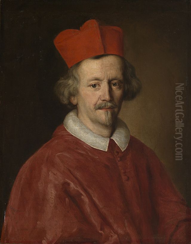 Bildnis des Kardinal Giulio Spinola Oil Painting by Jacob Ferdinand Voet