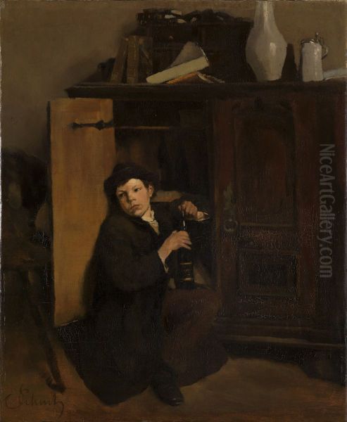 Boy at the Closet (