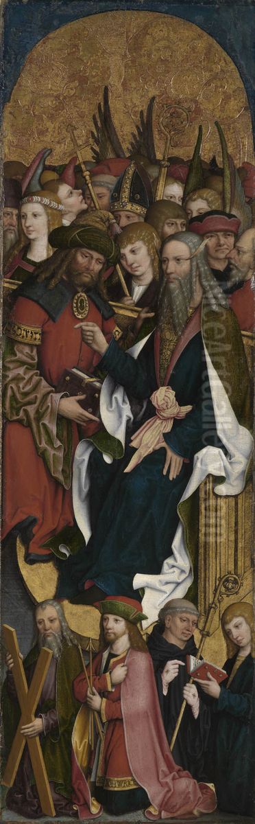 Disputatio zwischen Propheten und Heiligen Oil Painting by Hans Maler Zu Schwaz