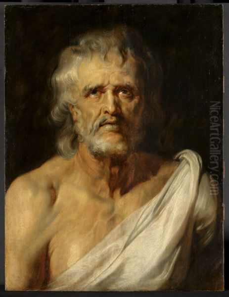 Brustbild des Philosophen Seneca Oil Painting by Peter Paul Rubens