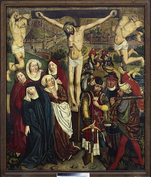 Legnica polyptych Oil Painting by Mikolaj Obilman