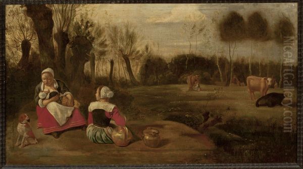 Pasture land Oil Painting by Johannes Siberechts