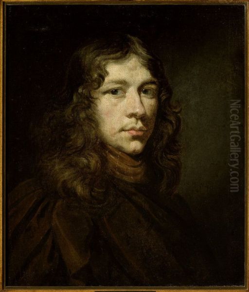 Portrait of a young man Oil Painting by Daniel Schultz