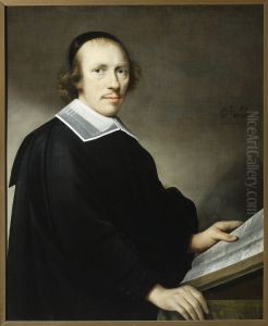 Portrait of a man with a book