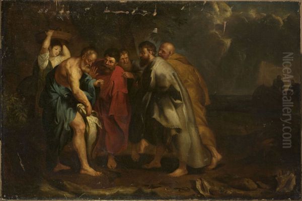 27) Oil Painting by (studio of) Rubens, Peter Paul