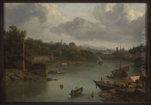 View of the Tiber from the south - Ripa Grande